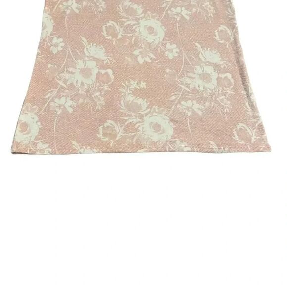 Lucky Brand Floral Tank Top Womens Large Pink White Stretch Soft Boho Hippie  XS - Picture 3 of 7